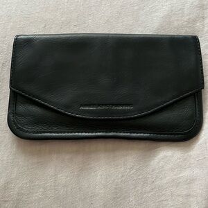 100% leather thin wallet